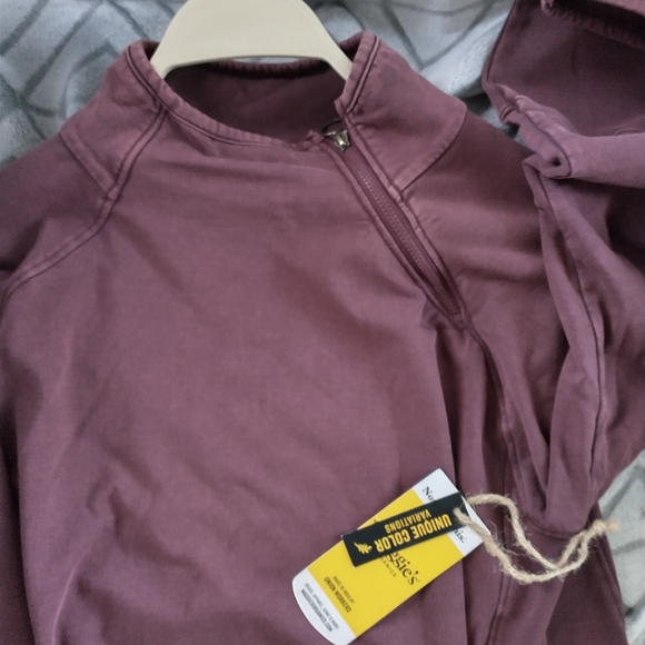 Maggie's Organics Fleece zip tunic - Picture 3 of 5